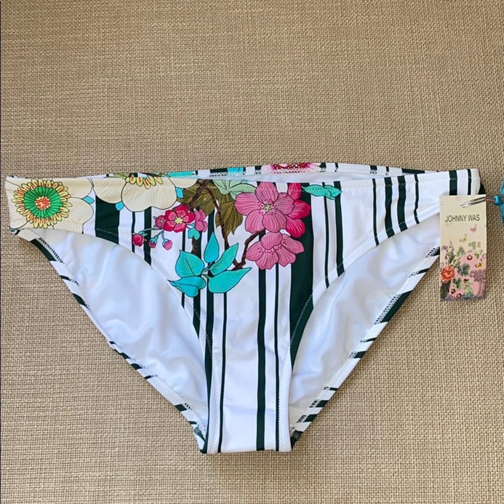 Johnny Was Hadley Hipster Bikini Bottom Floral